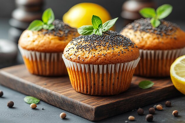 Lemon Poppy Seed Muffins Tanana