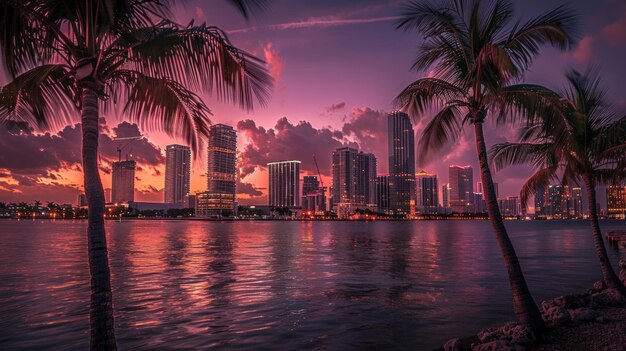 Miami Keys Background 8K